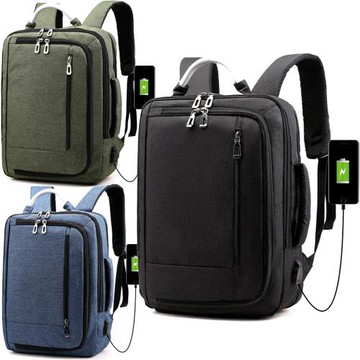 【iSPurple】城市漫步＊三層充電箱杆電腦後肩包/3色可選