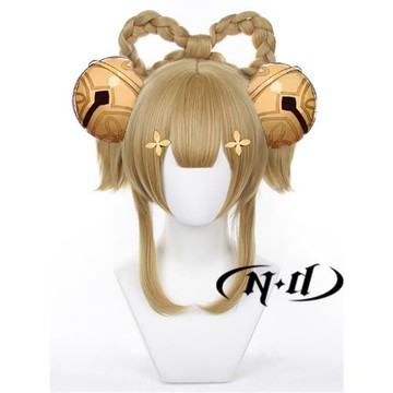 ND家】 瑤瑤 原神 角色款cos假發 中分仿真長頭皮頭頂