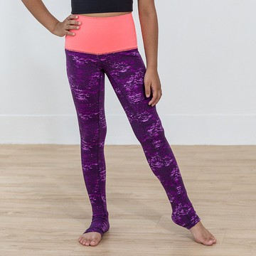 【NAMASTE】Petit 兒童瑜珈長褲(可踩腳) - 查克拉