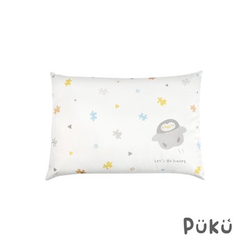 【PUKU藍色企鵝】Fluffy 棉眠幼兒枕45x32x8cm-(三色)