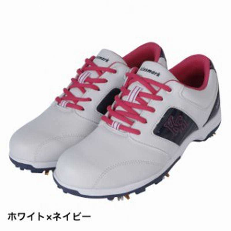 キスマーク ゴルフシューズ (KM0S218) レディース ゴルフ シューレース