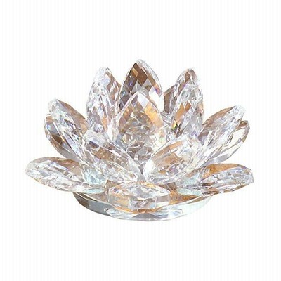 蓮の花 クリスタル ガラス 置物 インテリア 花 ハス 風水 開運 サンキャッチャー 6ｃｍ 通販 Lineポイント最大get Lineショッピング