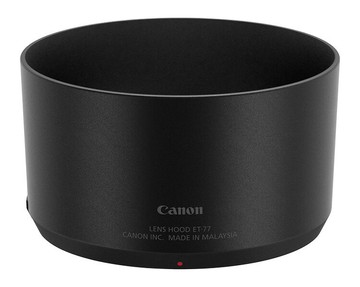 又敗家Canon原廠RF85mm F2 Macro IS STM微距鏡頭遮光罩ET-77遮光罩佳能Lens太陽罩Hood