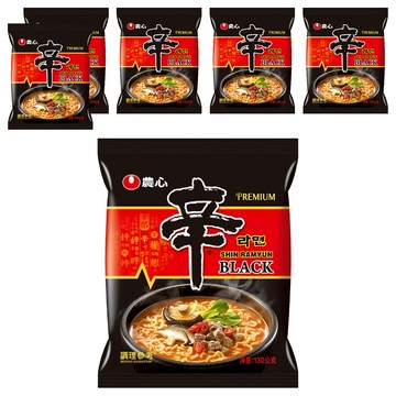 NONGSHIM 農心 頂級辛拉麵 微辣牛骨湯味 130g  6包