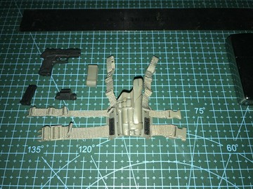 兵者草堂-HT兵人 1/6 美國陸軍特種部隊狙擊手 P250