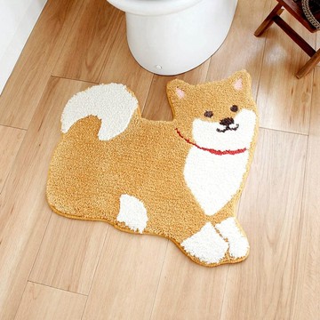 FUND!T 可愛動物造型可水洗家居地墊-多款可選 柴犬