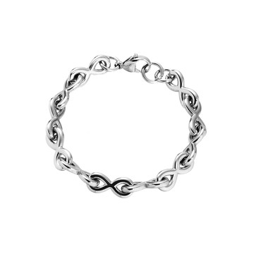 [鋼飾] 無限迴旋手鍊 / 3 size / Infinity Twists Bracelet