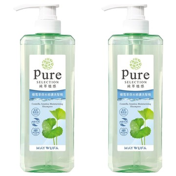 美吾髮 純萃植感積雪草保水修護洗髮精  500ml  2瓶