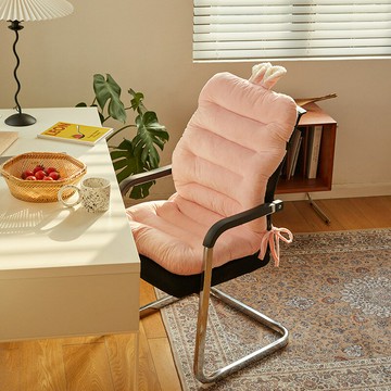 L型一體坐墊考研坐墊一體大學生宿舍寢室屁墊藤椅子靠背墊子躺睡椅墊上班久坐