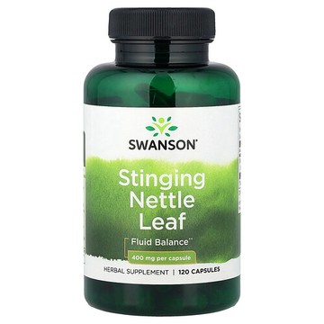 Swanson Vitamins, 蕁麻葉，400 毫克，120 粒膠囊