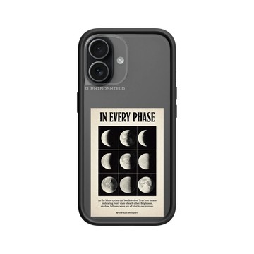 iPhone 17 Mod NX -邊框背蓋組合 (相機按鈕) 黑 - Valentine's Day Collection - 月相週期：接納你我的亮暗面