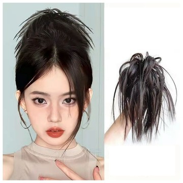 梨花HaNA 告別短髮尷尬期手殘也零難度．仿真髮慵懶辣妹馬尾抓夾假髮
