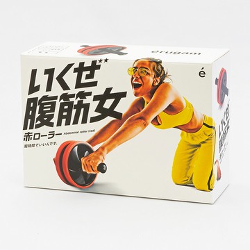 日本Erugam 健腹輪 紅 滾輪 居家健身器材 運動用品 禮物