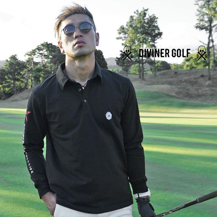 DIVINER GOLF】ゴルフウェア メンズ ゴルフ メンズウェア 長袖 ...