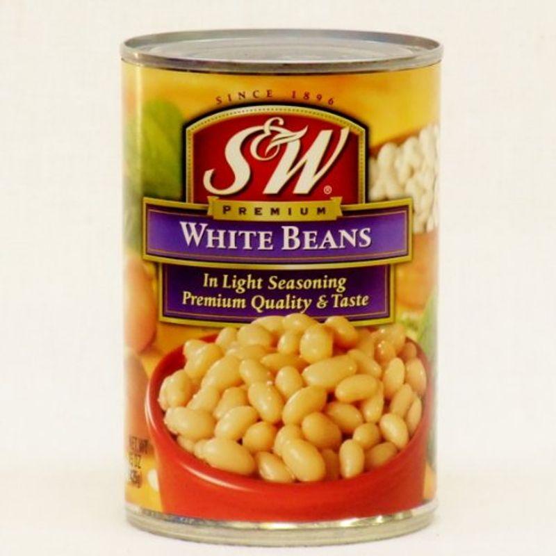 SW ホワイトビーンズ white beans 425g 缶詰×12缶 1ケース