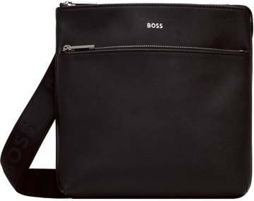 BOSS 黑色大号斜挎包