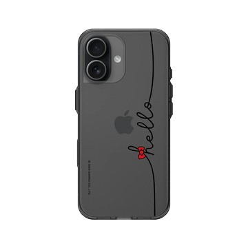 iPhone 17 Clear (相機按鈕) 酷墨灰 - 三麗鷗-Hello Kitty - 妳好