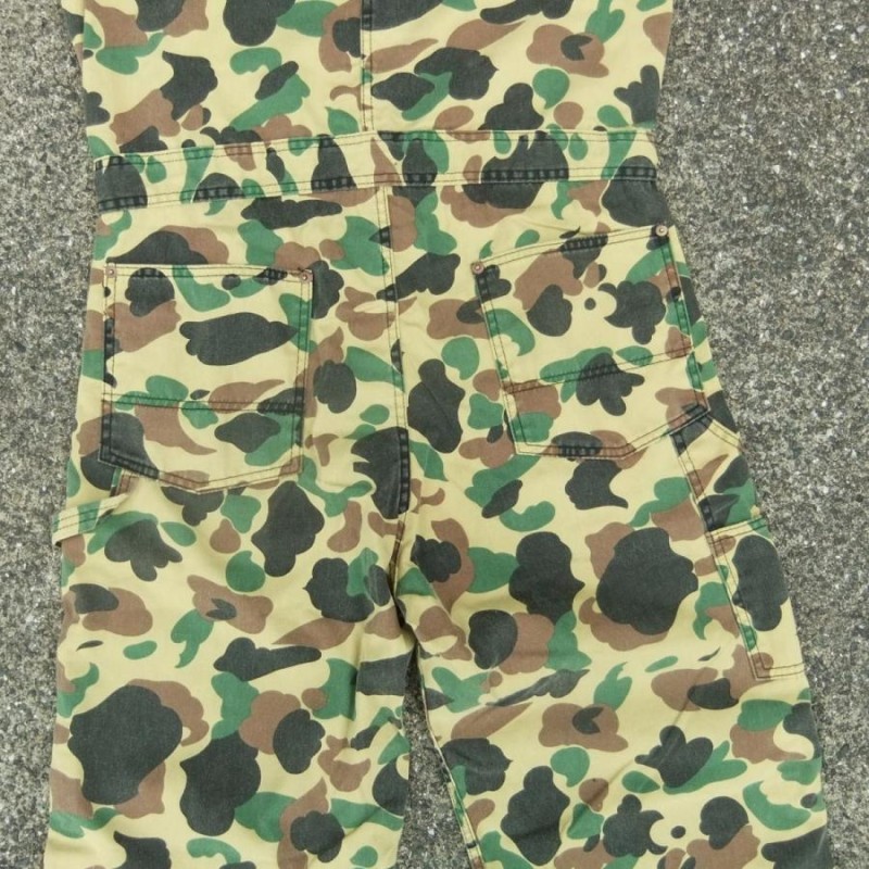 ヒューストン HOUSTON つなぎ OVERALL - DK CAMO （80%OFF） | LINE