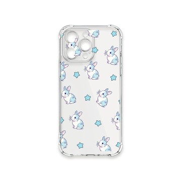 iPhone 13 Pro Max 殼 TRON IPhone 13 PRO MAX 手繪小兔子透明殼 四角防摔殼 手機殼