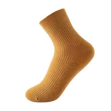 現貨+預購 100%純羊毛襪子小腿襪秋冬造型防寒加絨厚磅休閒生日禮物-一線成型加厚中筒襪針織襪子多色n1mk20