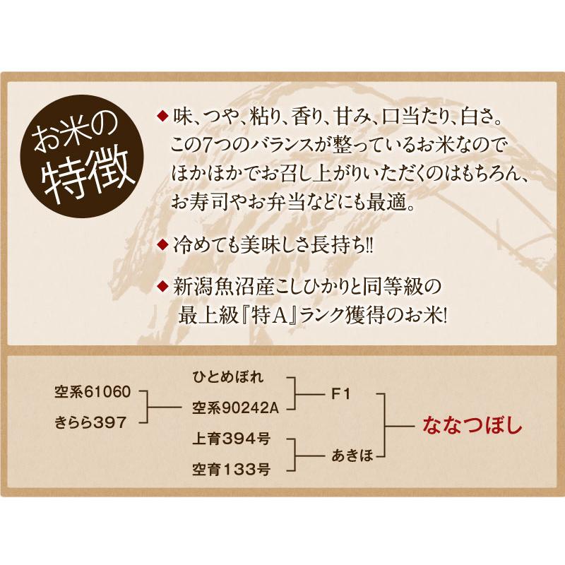 新米 令和5年産 ななつぼし 白米 10kg 北海道産　他商品と同梱不可　3〜4営業日以内に出荷