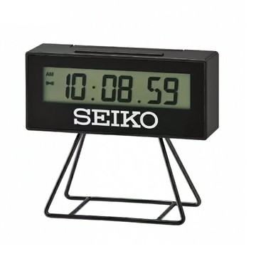 seiko SK037 精工鐘 (QHL092K) 倒數計時電子立鐘 9.3X10.4cm 黑色｜樂天全館特惠中★指定刷卡回饋10%