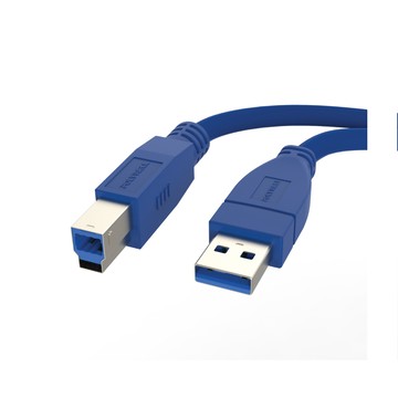 POLYWELL USB3.0 Type-A公對B公 高速傳輸線 /50公分
