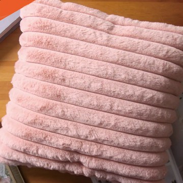 TROMSO 娜莉巴黎小兔毛抱枕  38 x 38cm  時尚粉