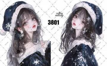 original sticker no.3801 人物貼紙 原創貼紙 原創人物貼紙 裝飾貼紙 cotton melody