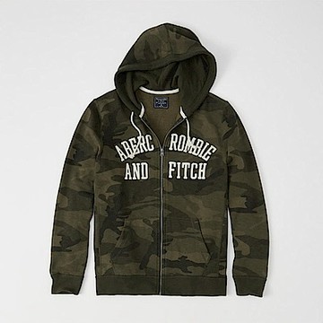 AF a&f Abercrombie & Fitch 連帽外套 綠色 1110