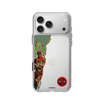 iPhone 17 Pro Max Clear Case（相機按鈕） 透明 - 迪士尼-漫威 Marvel - 死侍 - $$