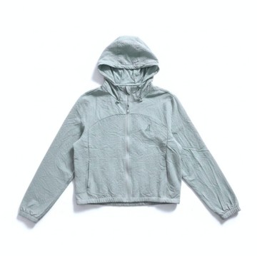 KANGOL 外套 淺藍 泡泡紗 夏日 輕薄外套 女 6622142081