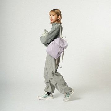 Flow系列 | 索繩休閒出行雙肩後背包 S號 CELESTE ECO (丁香紫)