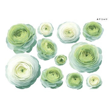 【10月新品4】20-22-0171 裁切紙・拼貼素材 陸蓮花