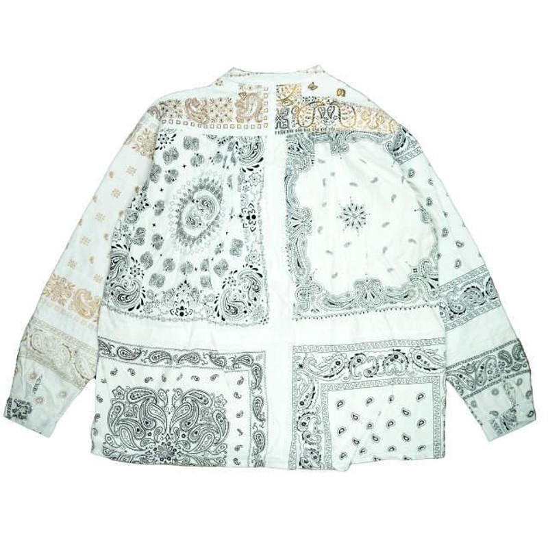 Children of the discordance 20SS VINTAGE BANDANA PATCHWORK SHIRT