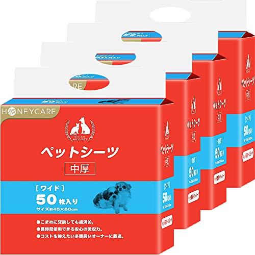 HONEYCARE ハニーケア ペットシーツ 中厚型 レギュラー 100枚x4袋(400