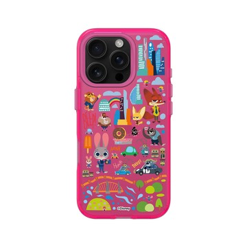 iPhone 16 Pro Clear 粉漾桃 - Walt Disney Animation Studios - 動物方城市 - 經典