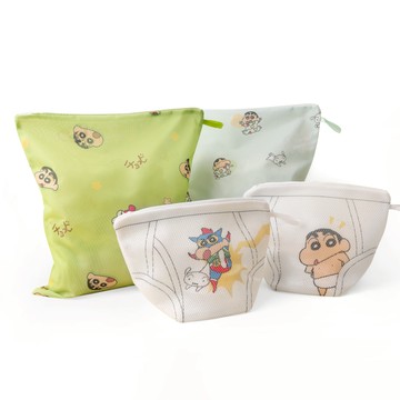 蠟筆小新洗衣袋二入組 - Norns Original Design 蠟筆小新 正版授權 分隔式洗衣袋 洗衣網 大容量