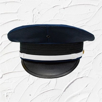制帽 警備帽子 紺色 メッシュタイプ 警備服 メンズ 男性用 作業