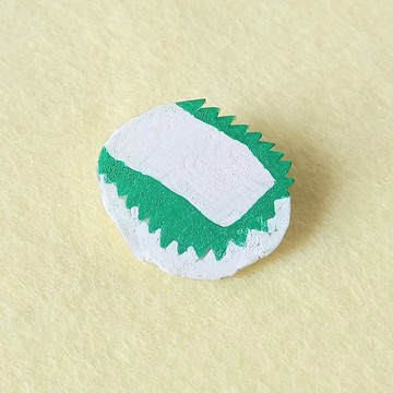 奇特 胸針 魷魚壽司球 壽司 魚 壽司 sushi 魷魚