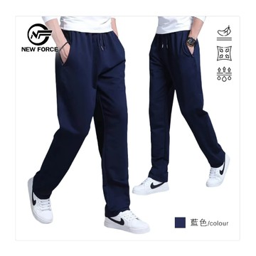NEW FORCE 經典率性運動休閒棉褲-3色可選