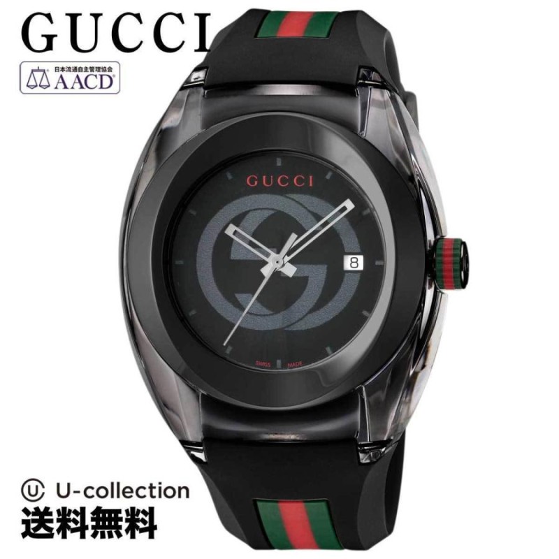 OUTLET：BOX不良 SALE】 GUCCI グッチ SYNC シンク メンズ クォーツ