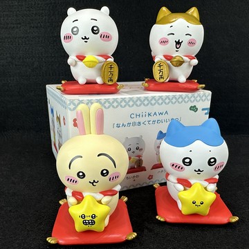 台灣發貨/免運 chiikawa 吉伊卡哇 千萬兩 帶鋼印+彩盒 招福擺件 烏薩奇 表情小夥伴們