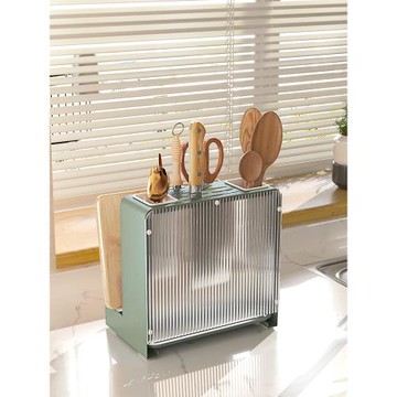 居家家輕奢刀架家用一體式多功能置物架廚房壁掛式砧板菜板收納架