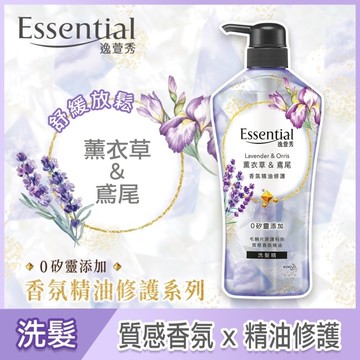 逸萱秀香氛精油修護洗髮精薰衣草&鳶尾700ML