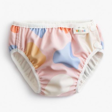 瑞典 ImseVimse超彈性防漏游泳尿褲(粉紅幾何)