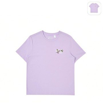【FILA】女性 短袖 圓領T恤-紫色 5TEZ-1827-PL