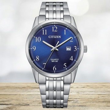 CITIZEN星辰 GENTS系列 台灣限量 簡約時尚腕錶 39mm/BI5008-51L