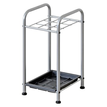 HOPMA 合馬家具 簡約9格鐵製傘架  銀灰色  1個  26.3 x  29.1 x 54.7cm