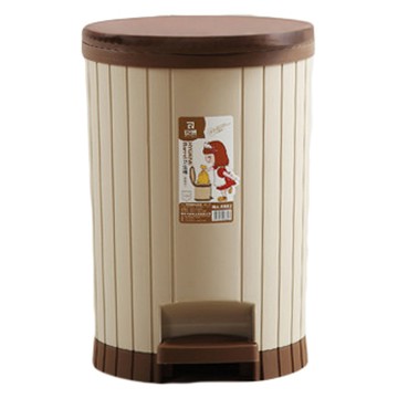 Polywise 翰庭 艾美緩降垃圾桶 6L  顏色隨機  22 x 22 x 32cm